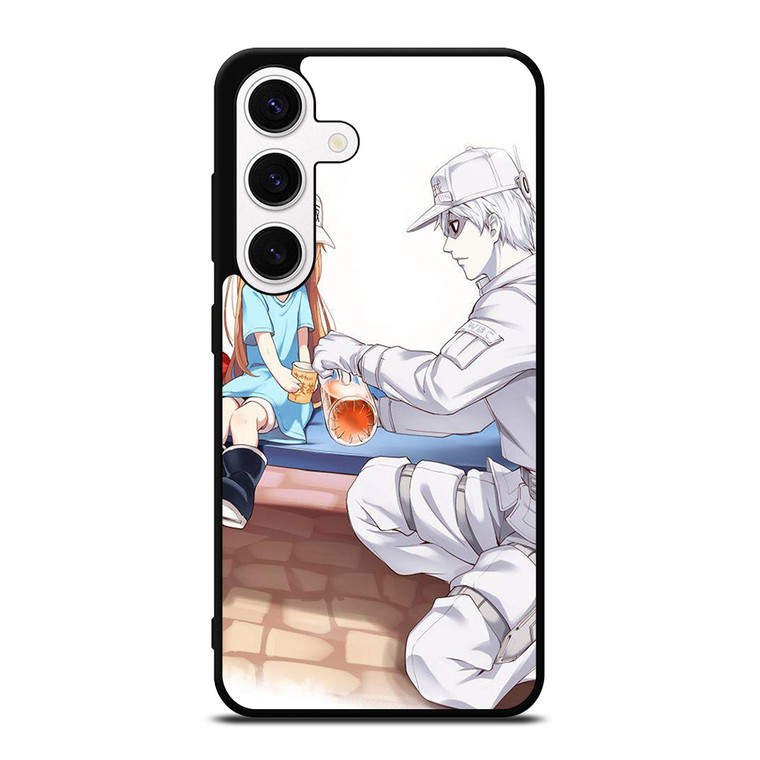 RED BLOOD CELLS AT WORK Samsung Galaxy S24 Case