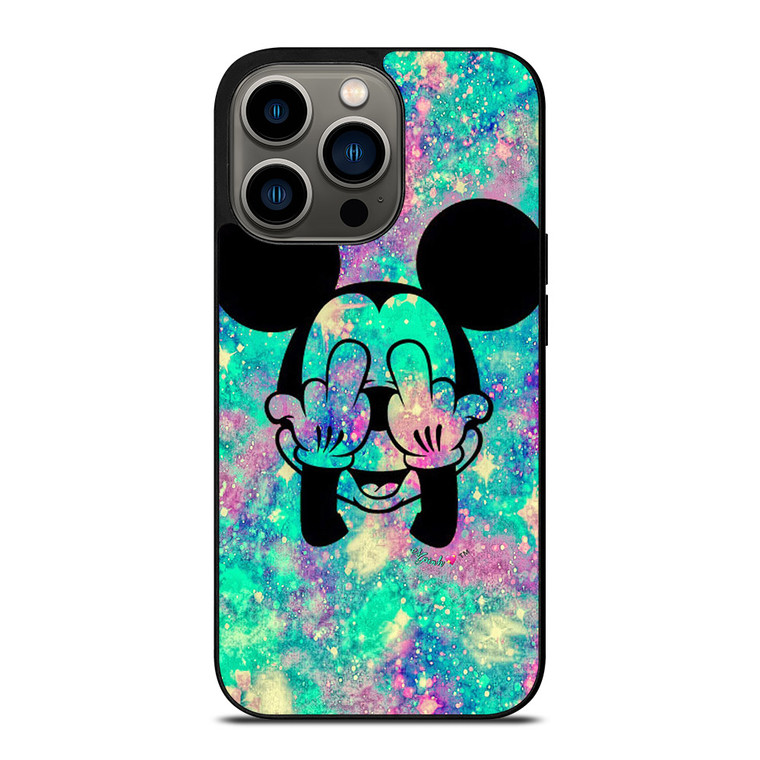 MIDDLE FINGER MICKY MOUSE iPhone 13 Pro Case
