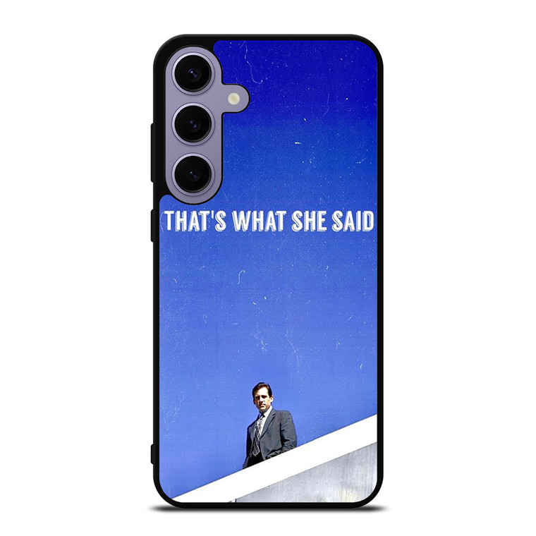 THE OFFICE SERIAL MOVIE QUOTE Samsung Galaxy S24 Plus Case