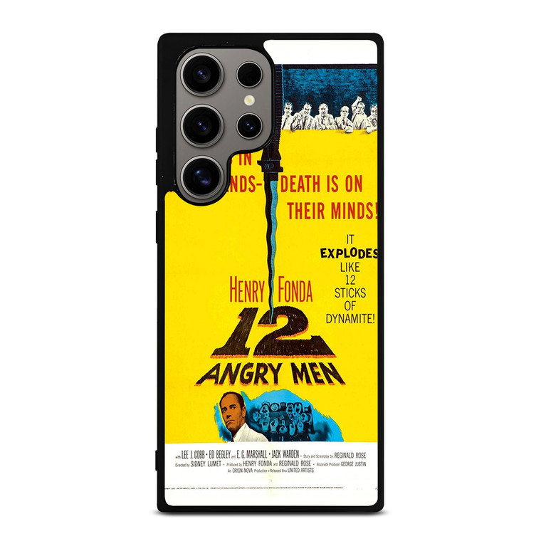 12 ANGRY MEN VINTAGE POSTER Samsung Galaxy S24 Ultra Case