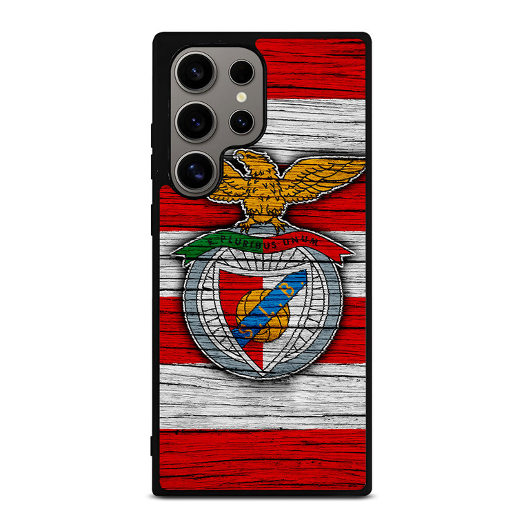 SL BENFICA WOODEN ART LOGO Samsung Galaxy S24 Ultra Case