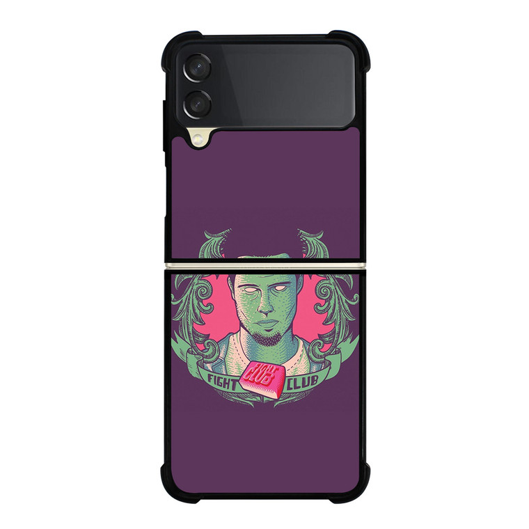 FIGHT CLUB BRAD PITT ART Samsung Z Flip 3 Case