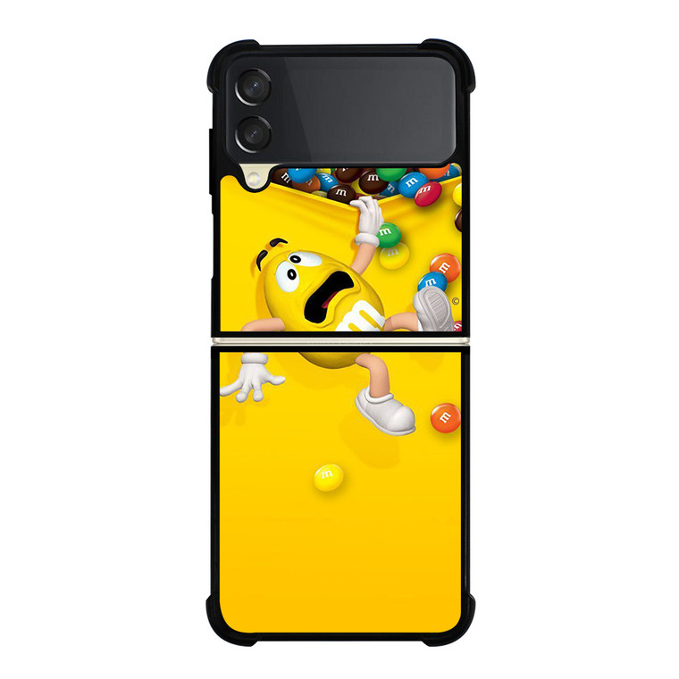 M&M'S CHOCOLATE YELLOW ICON Samsung Z Flip 3 Case