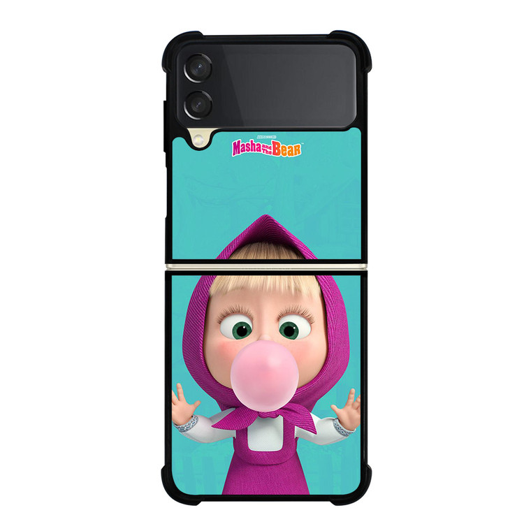 MASHA AND THE BEAR BUBBLEGUM Samsung Z Flip 3 Case