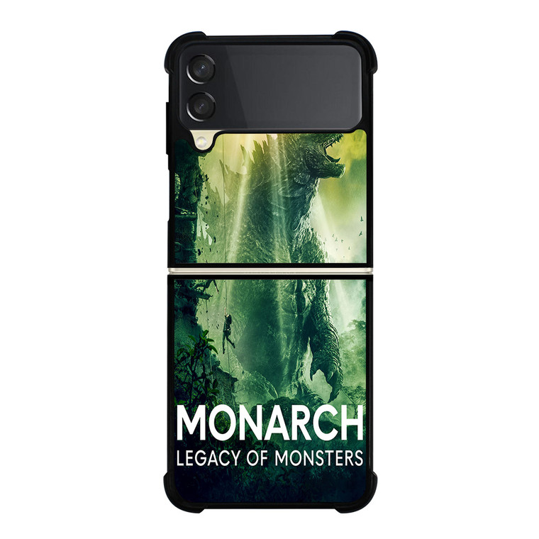 MONARCH LEGACY OF MONSTERS JUNGLE Samsung Z Flip 3 Case MONARCH LEGACY OF MONSTERS JUNGLE Samsung Z Flip 3 Case