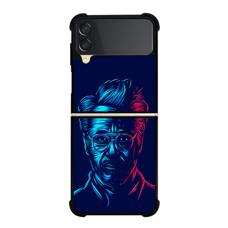 ROBERT DOWNEY JR IRON MAN ART Samsung Z Flip 3 Case