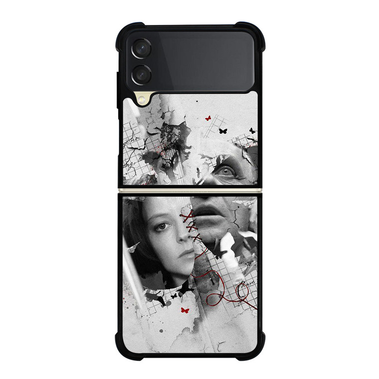 THE SILENCE OF THE LAMBS ART Samsung Z Flip 3 Case