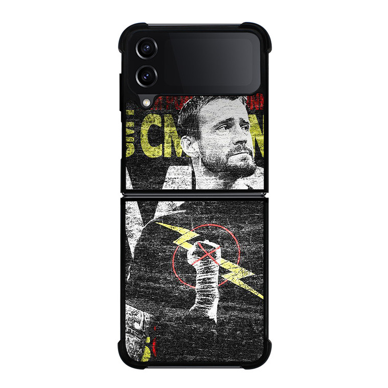 CM PUNK ART WWE Samsung Z Flip 4 Case