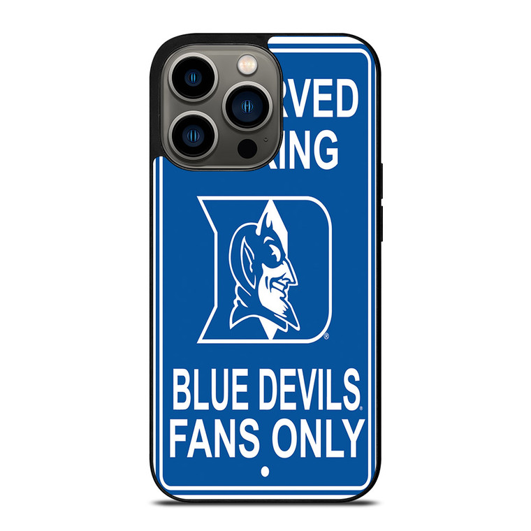 DUKE BLUE DEVILS PARKING SIGNS iPhone 13 Pro Case