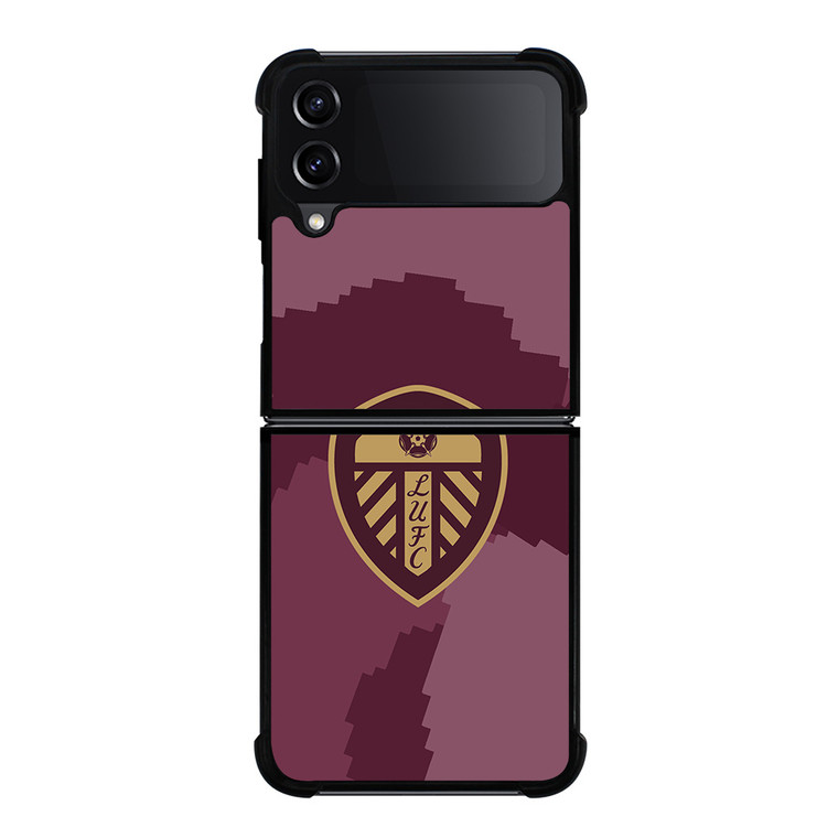 LEEDS UNITED FC ART LOGO Samsung Z Flip 4 Case