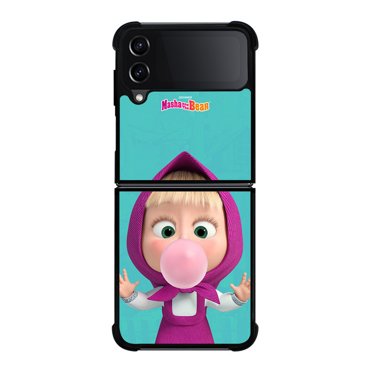 MASHA AND THE BEAR BUBBLEGUM Samsung Z Flip 4 Case