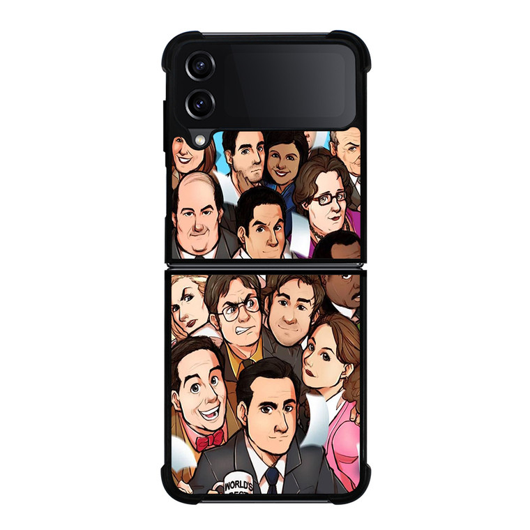 THE OFFICE SERIAL MOVIE CHARACTERS Samsung Z Flip 4 Case