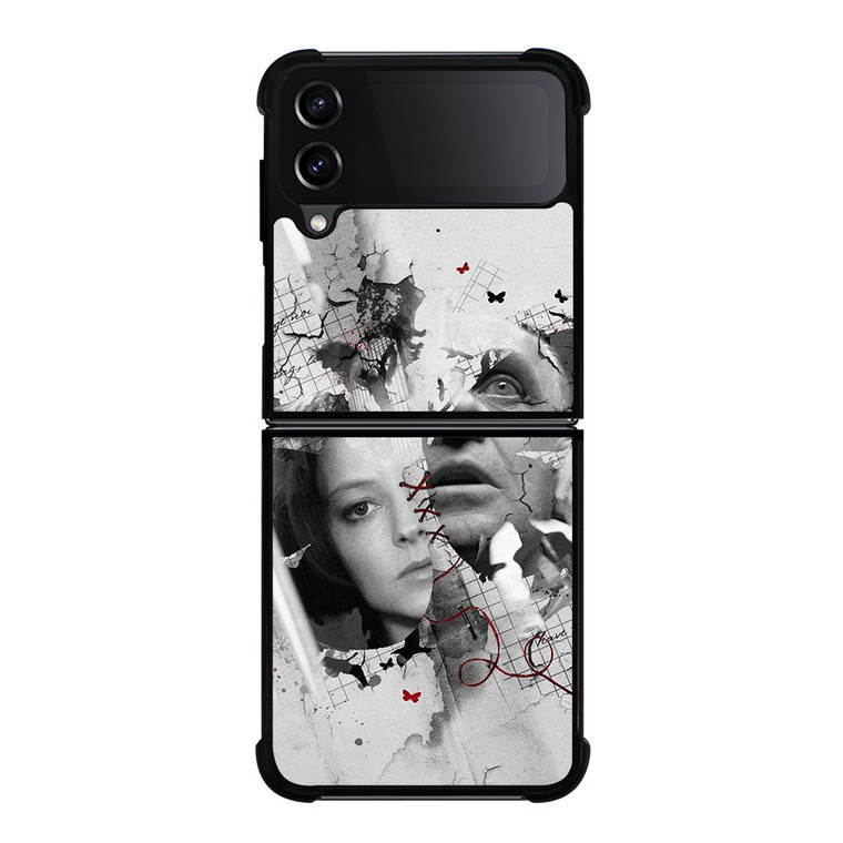 THE SILENCE OF THE LAMBS ART Samsung Z Flip 4 Case