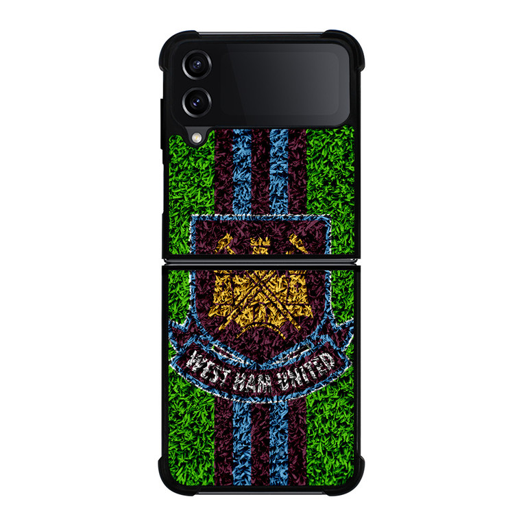 WEST HAM UNITED LOGO ART Samsung Z Flip 4 Case WEST HAM UNITED LOGO ART Samsung Z Flip 4 Case