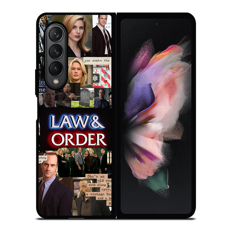LAW AND ORDER COLLAGE Samsung Z Fold 3 Case