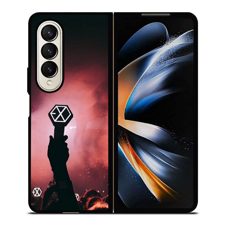EXO BOYBAND LOGO CONCERT Samsung Z Fold 4 Case