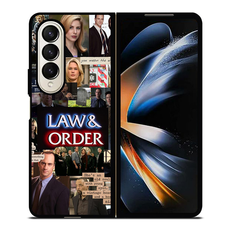 LAW AND ORDER COLLAGE Samsung Z Fold 4 Case