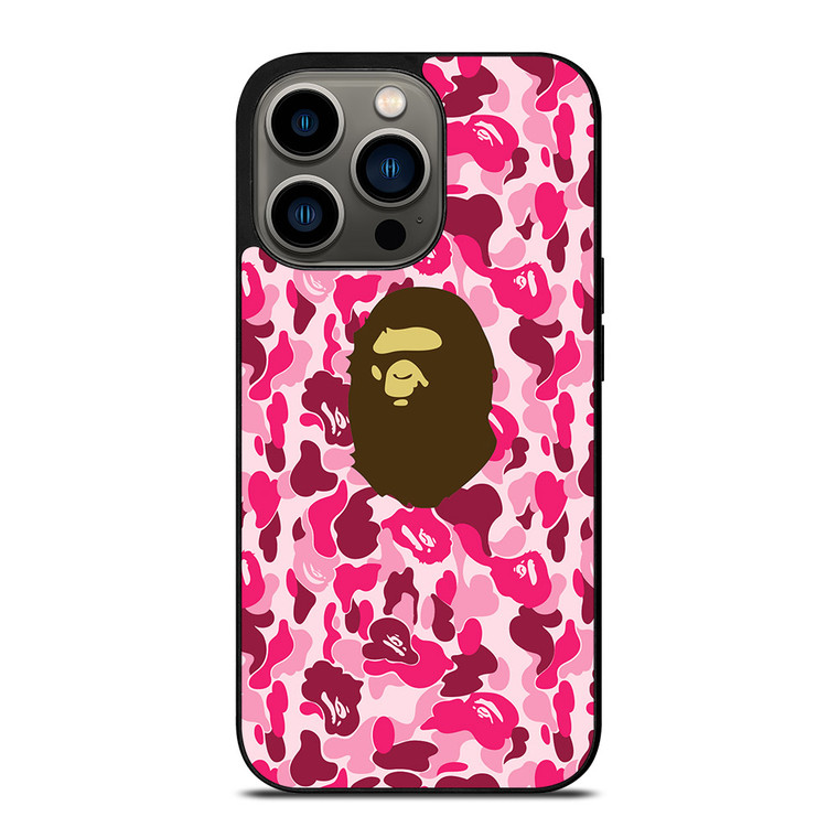 CAMO BAPE LOGO 2 iPhone 13 Pro Case
