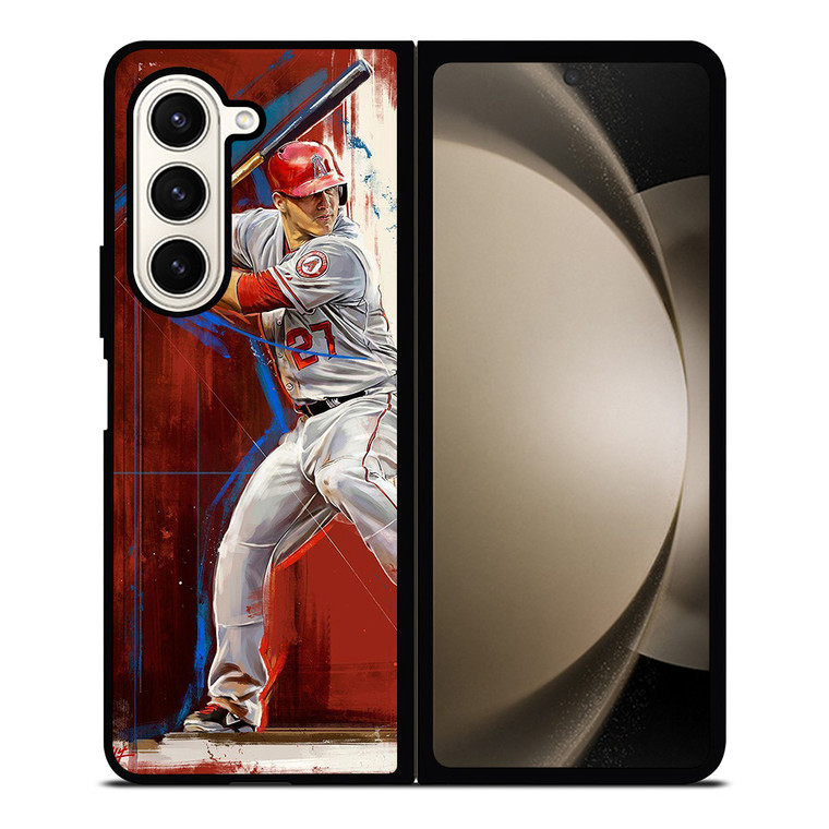ART OF MIKE TROUT ANGELS Samsung Z Fold 5 Case