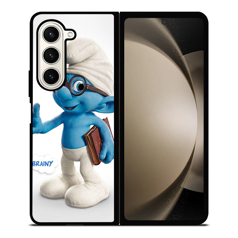 BRAINY THE SMURF Samsung Z Fold 5 Case BRAINY THE SMURF Samsung Z Fold 5 Case