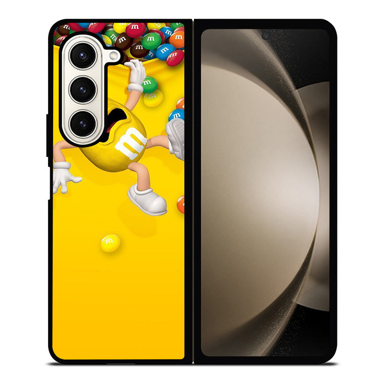 M&M'S CHOCOLATE YELLOW ICON Samsung Z Fold 5 Case