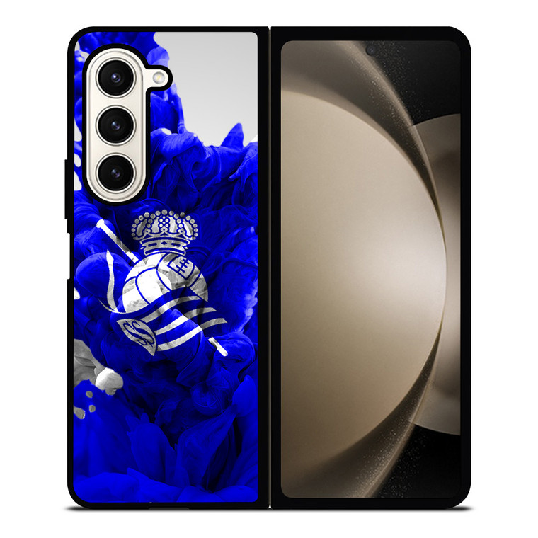 REAL SOCIEDAD SMOOKY LOGO Samsung Z Fold 5 Case