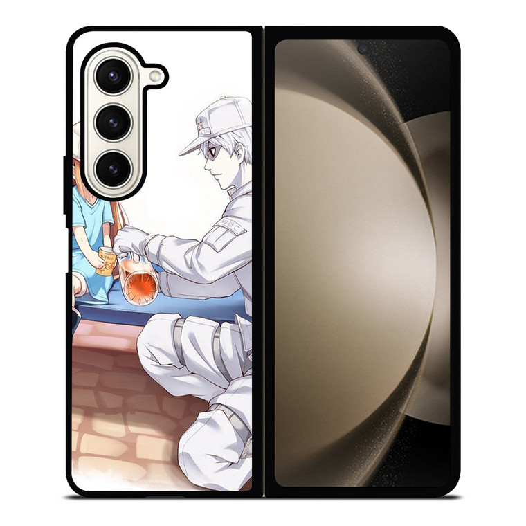 RED BLOOD CELLS AT WORK Samsung Z Fold 5 Case
