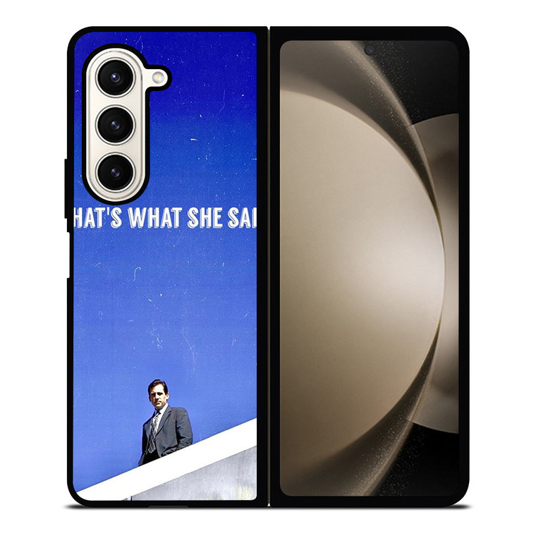 THE OFFICE SERIAL MOVIE QUOTE Samsung Z Fold 5 Case THE OFFICE SERIAL MOVIE QUOTE Samsung Z Fold 5 Case