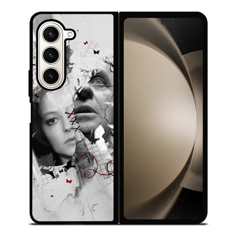 THE SILENCE OF THE LAMBS ART Samsung Z Fold 5 Case THE SILENCE OF THE LAMBS ART Samsung Z Fold 5 Case
