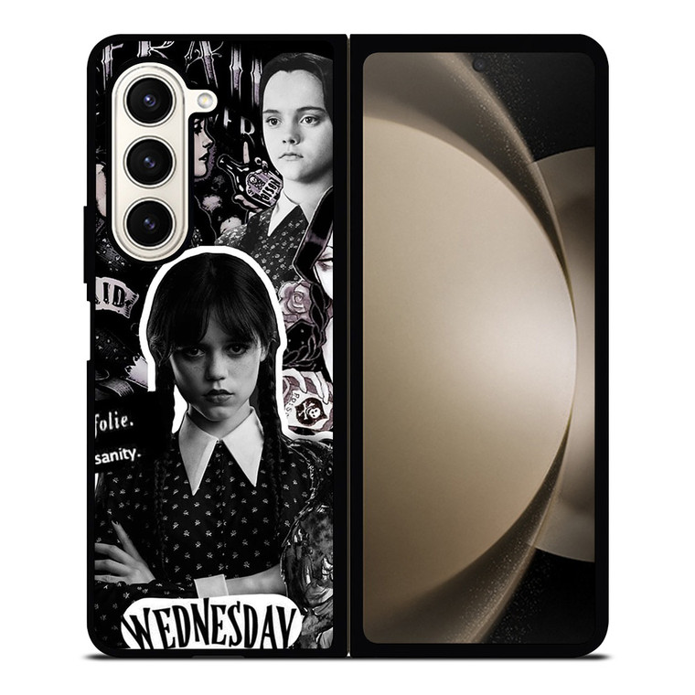 WEDNESDAY ART COLLAGE Samsung Z Fold 5 Case WEDNESDAY ART COLLAGE Samsung Z Fold 5 Case