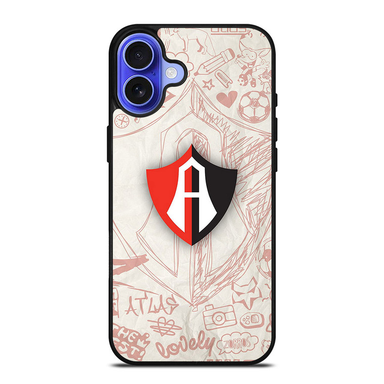ATLAS FC ART LOGO iPhone 16 Case ATLAS FC ART LOGO iPhone 16 Case