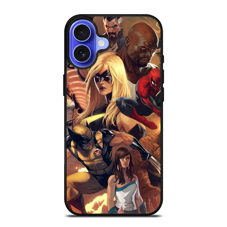 AVENGERS COMICS MARVEL iPhone 16 Case