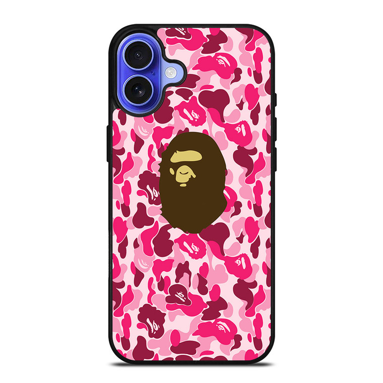 CAMO BAPE LOGO 2 iPhone 16 Case