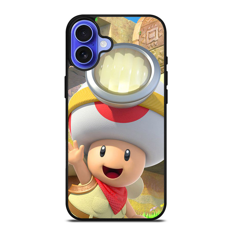 CAPTAIN TOAD CUTE 3 iPhone 16 Case