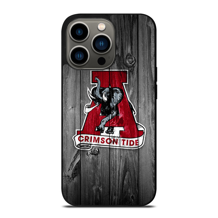 ALABAMA CRIMSON TIDE WOODEN iPhone 13 Pro Case