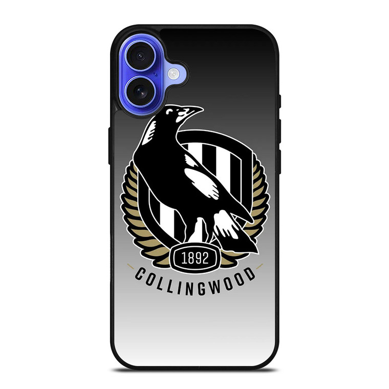 COLLINGWOOD MAGPIES ICON AFL iPhone 16 Case COLLINGWOOD MAGPIES ICON AFL iPhone 16 Case