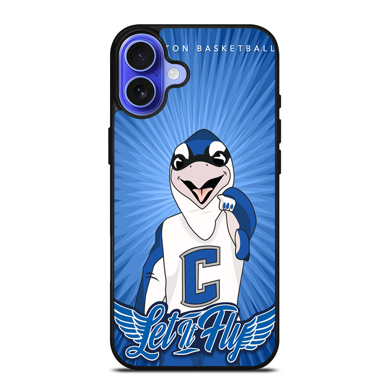 CREIGHTON BLUEJAYS ICON BASKETBALL iPhone 16 Case CREIGHTON BLUEJAYS ICON BASKETBALL iPhone 16 Case