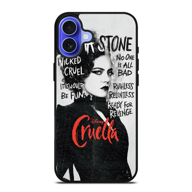 CRUELLA EMMA STONE iPhone 16 Case