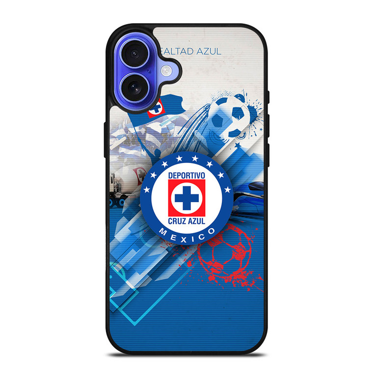 DEPORTIVO CRUZ AZUL LOGO iPhone 16 Case DEPORTIVO CRUZ AZUL LOGO iPhone 16 Case