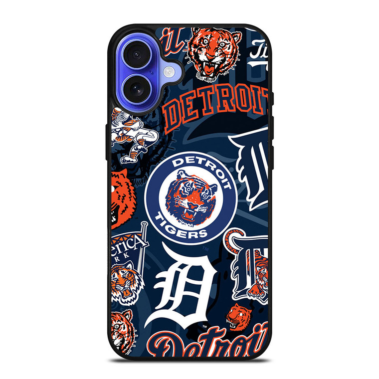 DETROIT TIGERS PATTERN iPhone 16 Case