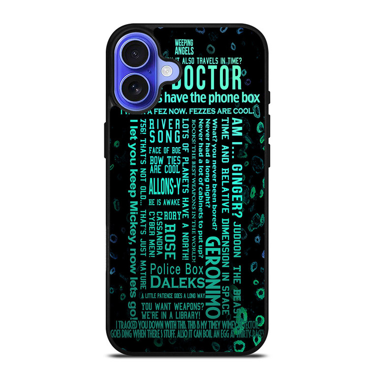DOCTOR WHO TARDIS iPhone 16 Case