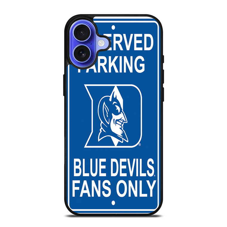 DUKE BLUE DEVILS PARKING SIGNS iPhone 16 Case