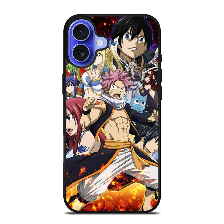 FAIRY TAIL ANIME CHARACTERS iPhone 16 Case FAIRY TAIL ANIME CHARACTERS iPhone 16 Case