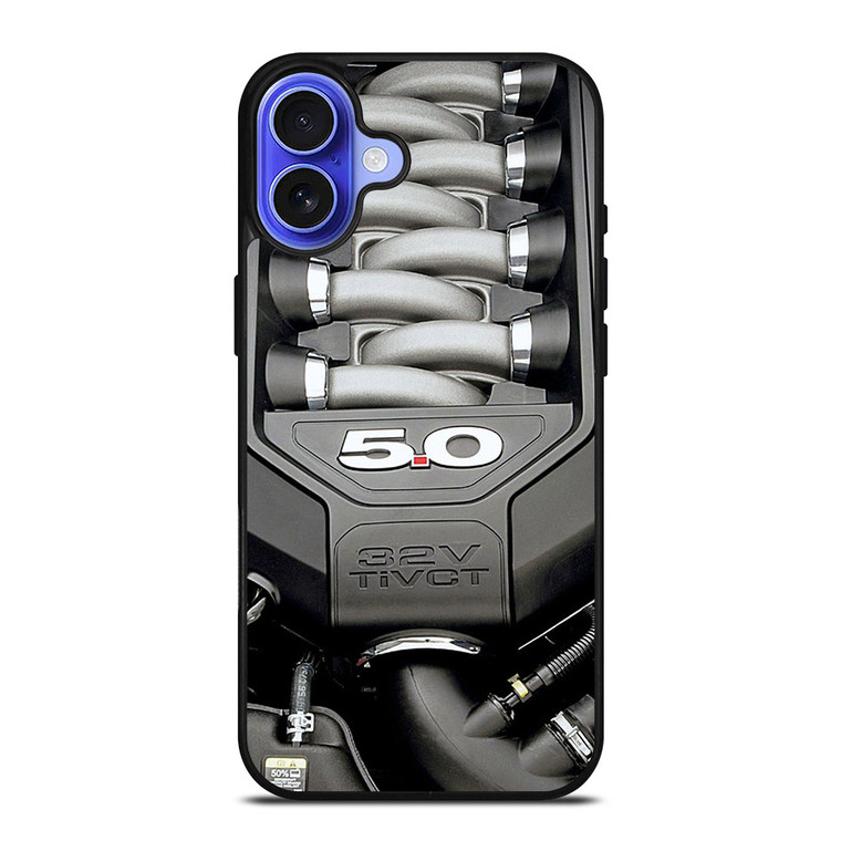 FORD MUSTANG ENGINE iPhone 16 Case