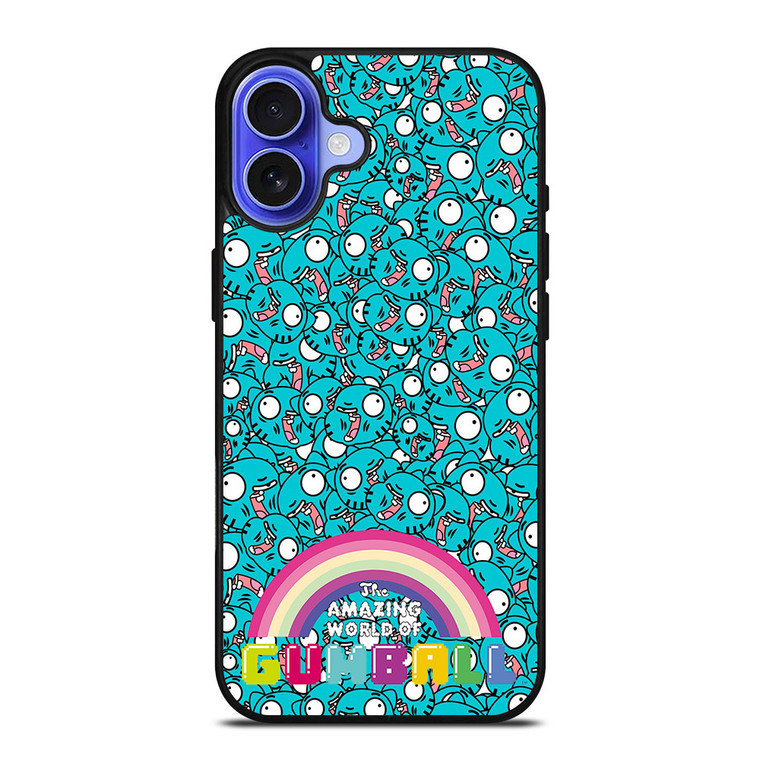 GUMBALL AMAZING WOLRD PATTERN iPhone 16 Case