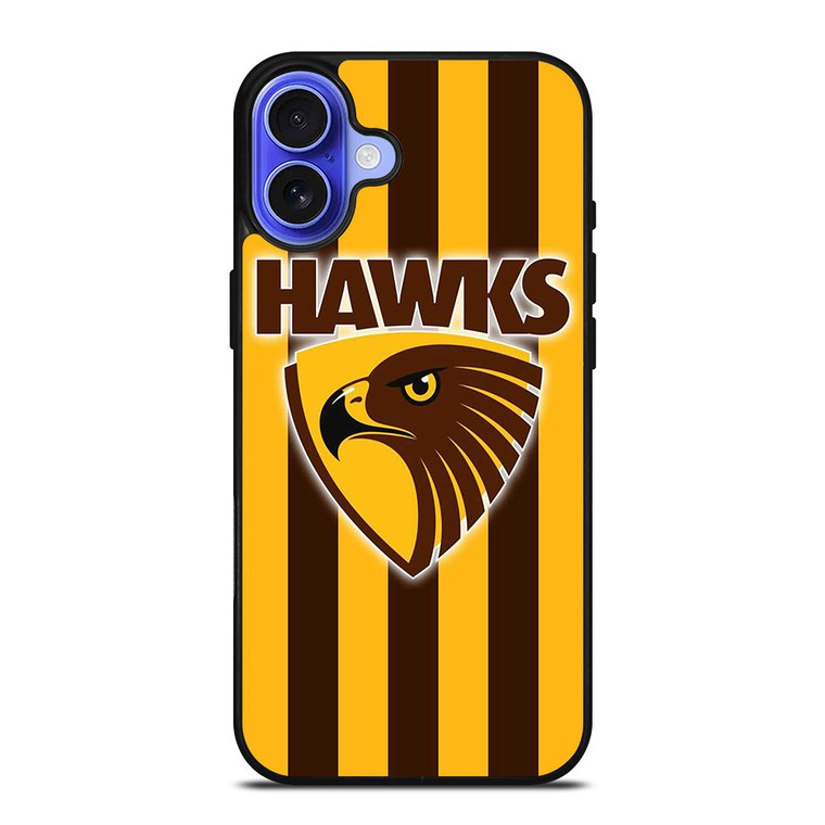 HAWTHORN HAWKS LOGO AFL iPhone 16 Case