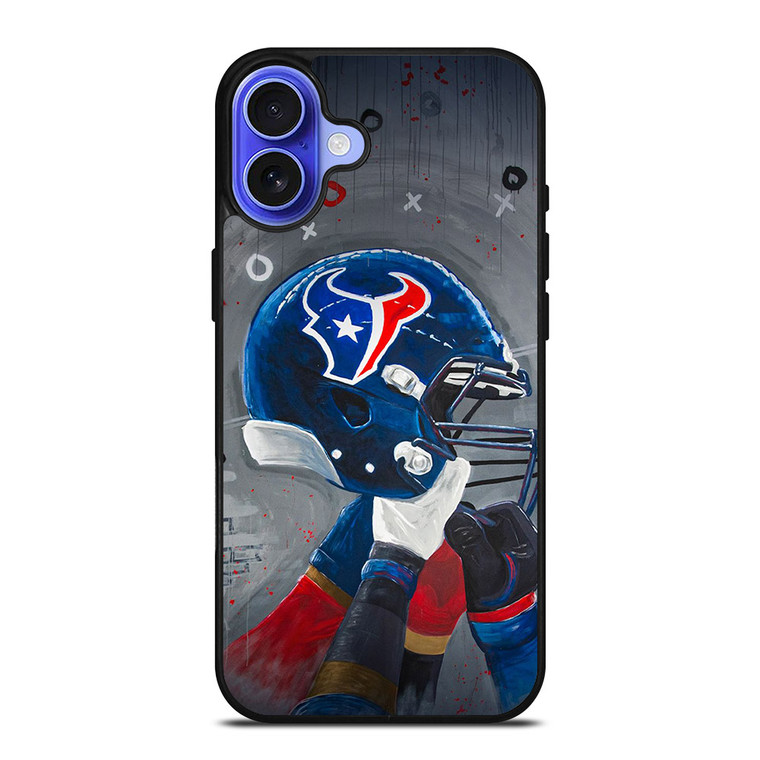 HOUSTON TEXANS HELMET 3 iPhone 16 Case
