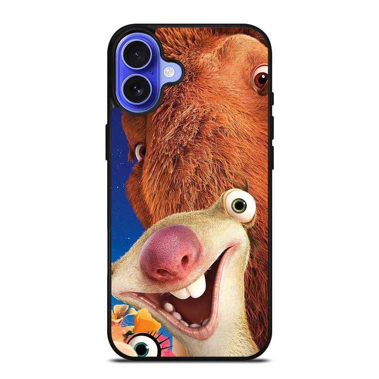 ICE AGE COLLISION COURSE MANNY SID iPhone 16 Case ICE AGE COLLISION COURSE MANNY SID iPhone 16 Case