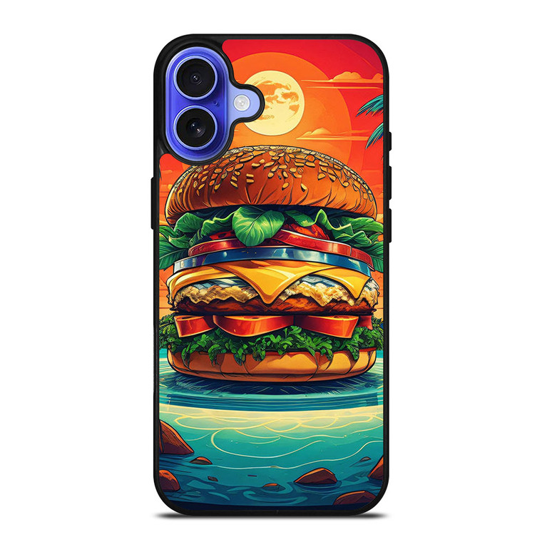 JIMMY BUFFETT BURGER iPhone 16 Case