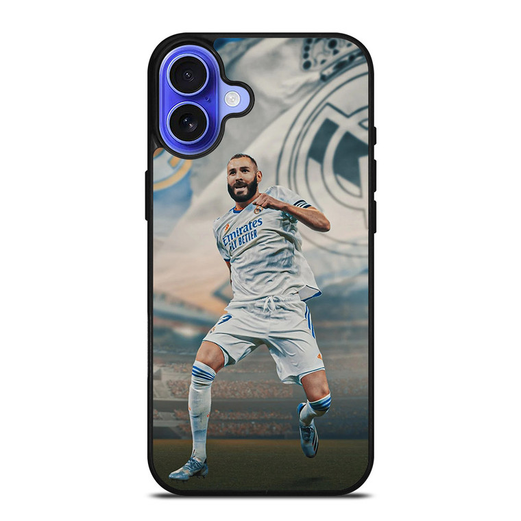 KARIM BENZEMA REAL MADRID iPhone 16 Case